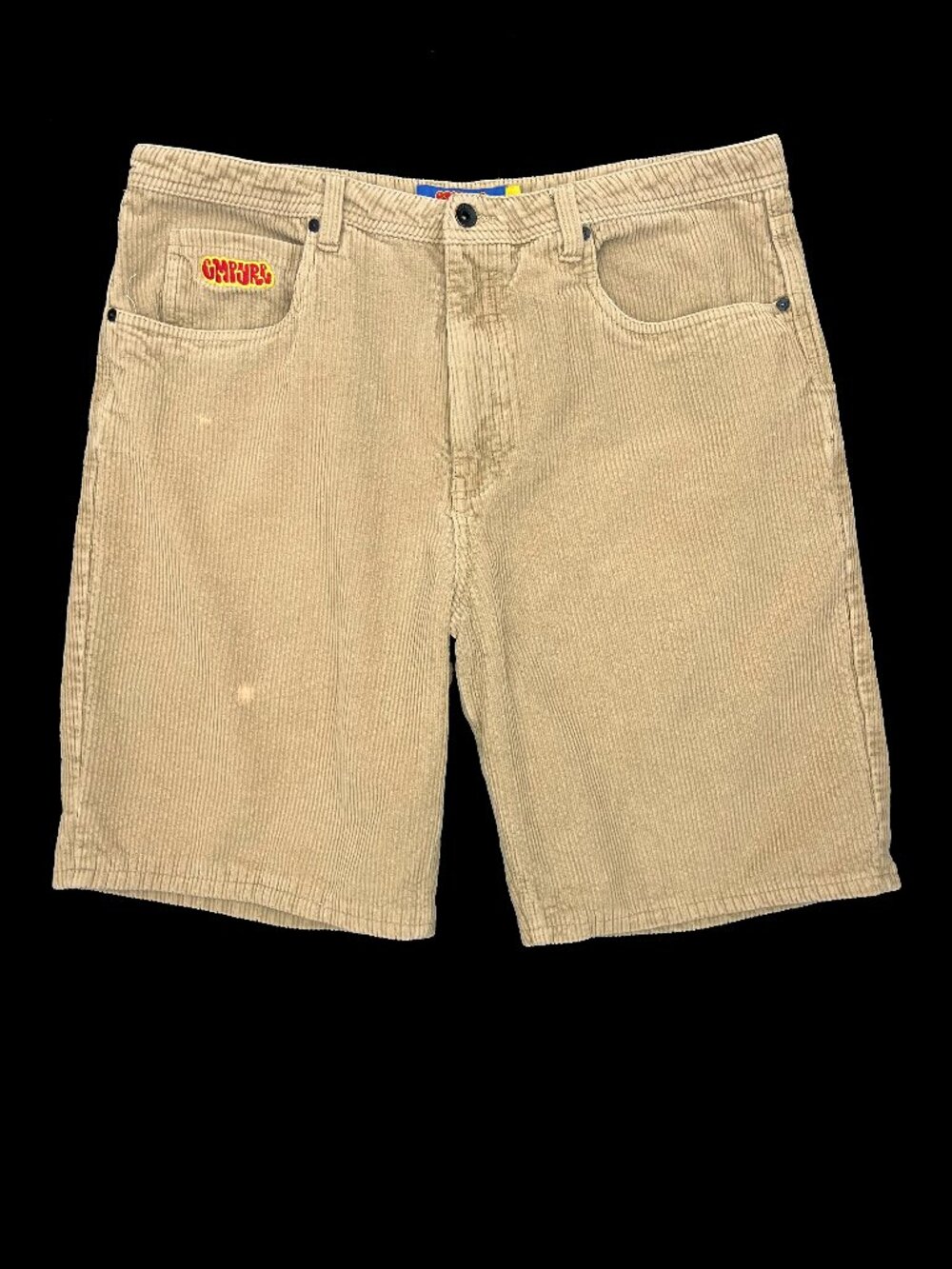 Empyre Relax Loose Baggy Fit Khaki Corduroy Skate Shorts Mens 36